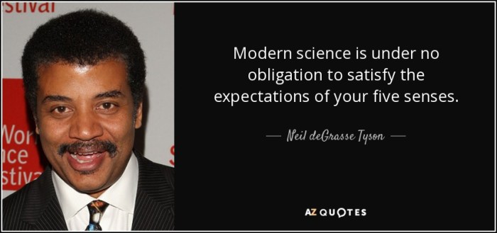 Coming to our senses by neil degrasse tyson