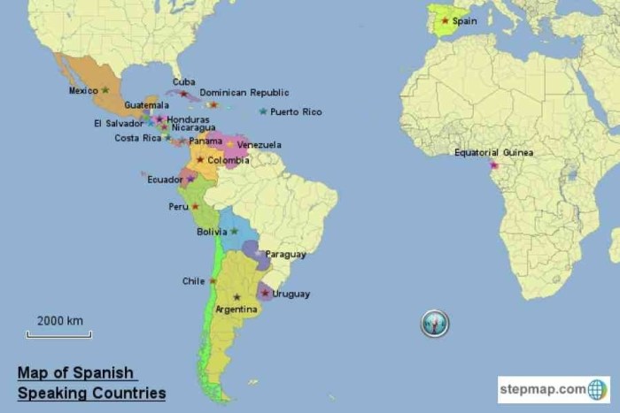 Spanish speaking countries and capitals crossword puzzle answers